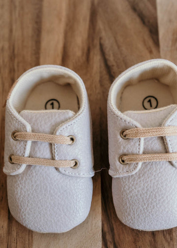 Retro First Walkers in Beige